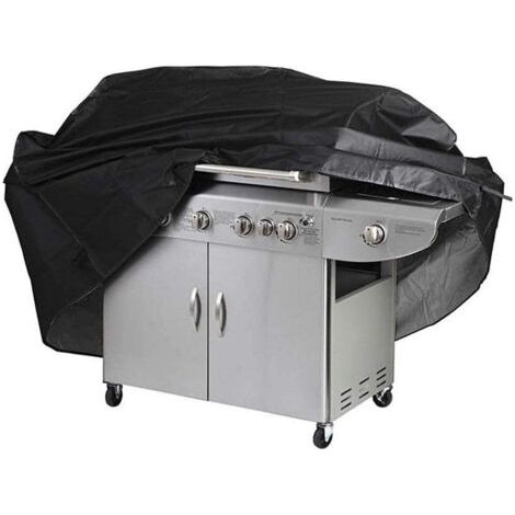 Housse Barbecue Abdeckung Für Grill, Wasserdichte Und Uv-beständige Schutzhülle Mit Aufbewahrungstasche, Schwarz, Für Weber, Holland (145 X 61 X 117 Cm)