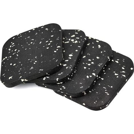 4 Stück Rutschfeste Gummipads 110x110x10mm, Gummi-antirutsch-pads Für Möbel, Bett, Waschmaschine Und Trockner