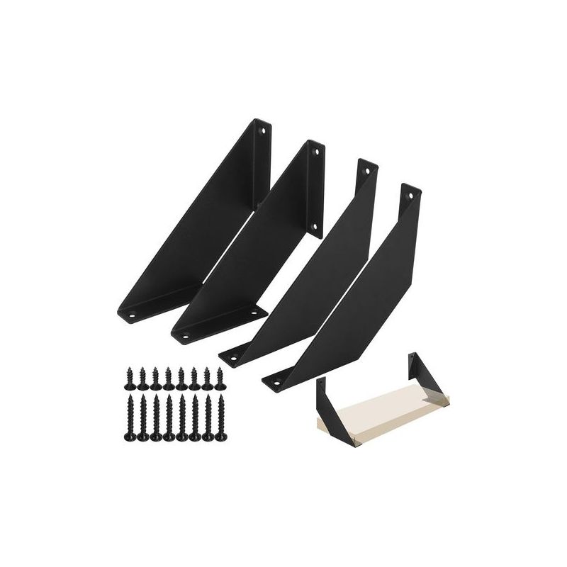 Wandregal, Wandregalwinkel Für Robuste Regale, 4 Stück 15 Cm Alte Eisen-regalhalterungen