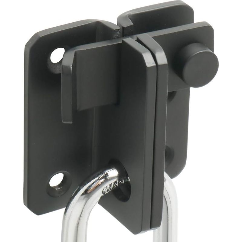 Des Verrous Pour Portes Coulissantes Extérieures, Portes À Enroulement, Loquets Pour Portes Intérieures Et Verrous À Bascule Sont Disponibles (noir, Ouvrir À Droite).