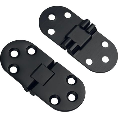 Robustes Klappgelenk Für Tisch, 80 Mm X 30 Mm, Mattschwarz, 2er-pack