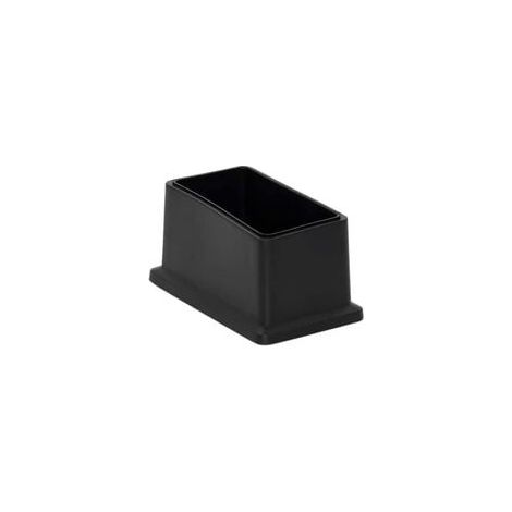 Satz Von 8 Rechteckigen Pvc-stuhlbeinendkappen, Bodenschonend - Bodenschutz 25 X 50 Mm (1" X 2")