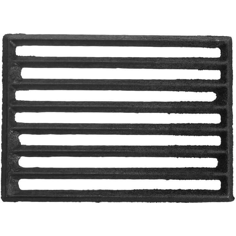 Rechteckiger Grillrost Aus Gusseisen, 23,5 X 17,5 Cm, Stärke 0,9 Cm, Metall-holzgrill Für Camping Im Freien