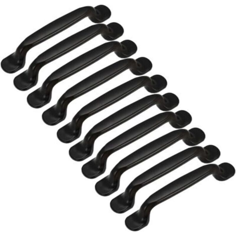20x Küchenschrank Türgriffe Schrank Schubladen Schlafzimmer Möbel Griff Lochabstand 128mm, Aluminium, Mit Schrauben - Verschiedene Mengen