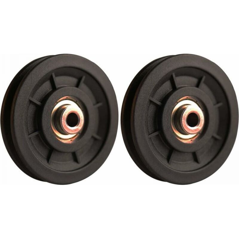 Nylon-riemenscheibenrad 90 Mm – Tragfähigkeit 500 Kg – Für Fitnessgeräte Und Türsysteme – Einfache Installation