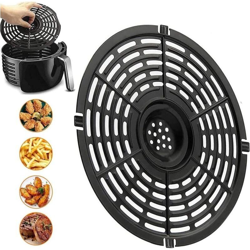 Wiederverwendbare Airfryer-matten, Kochmatten Für Die Heißluftfritteuse, Grillpfanne Für Die Heißluftfritteuse, Ersatzgitter Für Die Heißluftfritteuse Mit Antihaftbeschichtung Zum Garen Von Grillgut,
