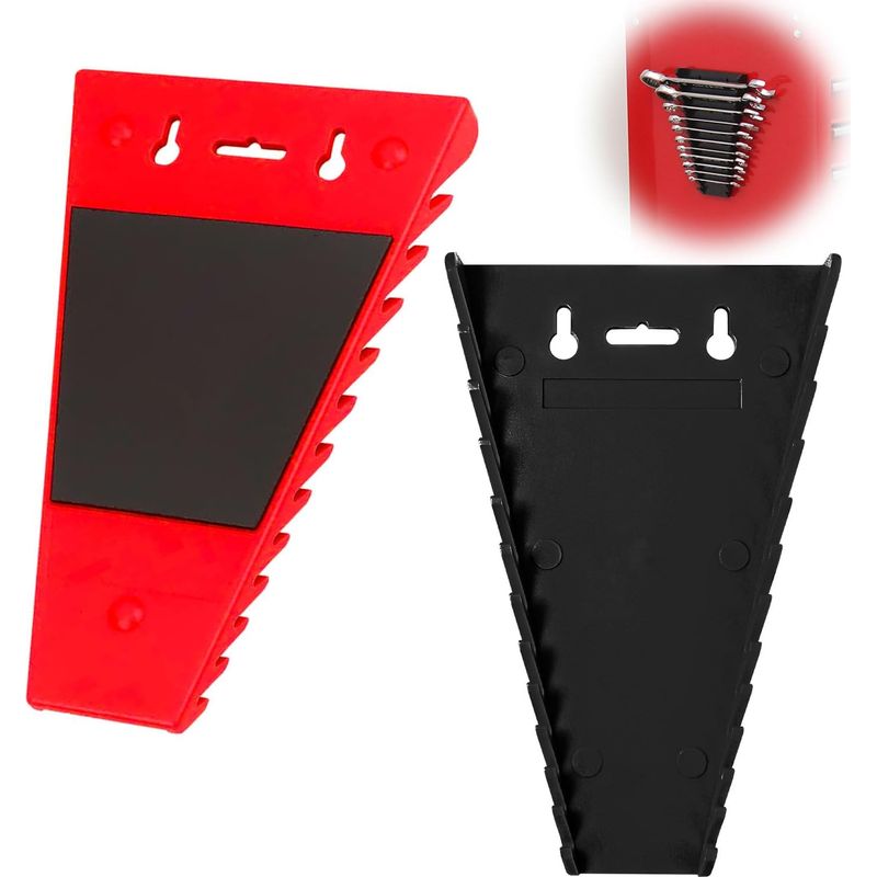 2 Stück Magnetischer Schraubenschlüssel-organizer, Werkzeugwandhalter, Wandwerkzeughalter, Spannhalter, Magnetische Werkzeugaufbewahrung, Für Werkstatt-wandwerkzeughalter