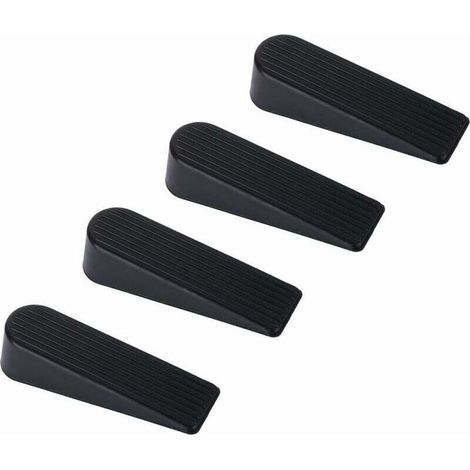 Cale Porte, 4er Pack Türstopper Aus Gummi, Upgrade-türanschlag, 100% Silikon, Ungiftig, Geruchlos, Schwarz