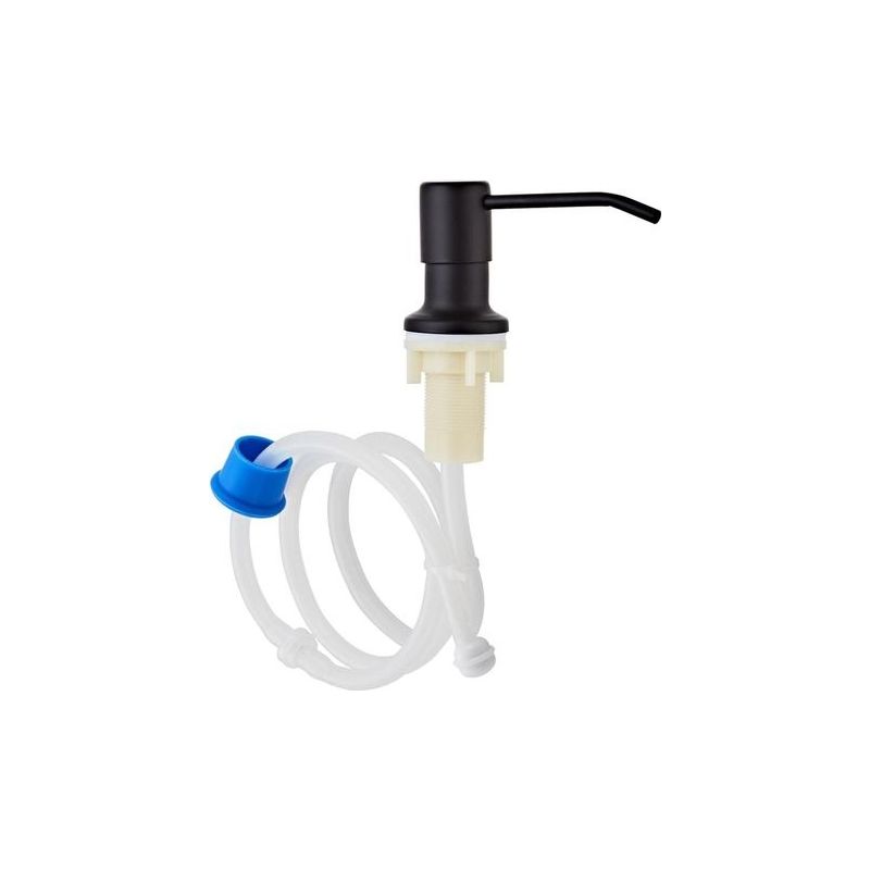 Edelstahl-küchenseifenspender Mit Pumpkopf Für Küchenspüle, Küchenzubehör (schwarz)