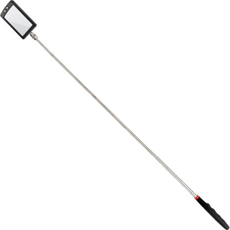 Ultradünner Led-teleskopspiegel - Inklusive Batterie - Sehr Klar - Ausziehbar Bis Zu 88 Cm - Doppelgelenk - Rutschfester Griff