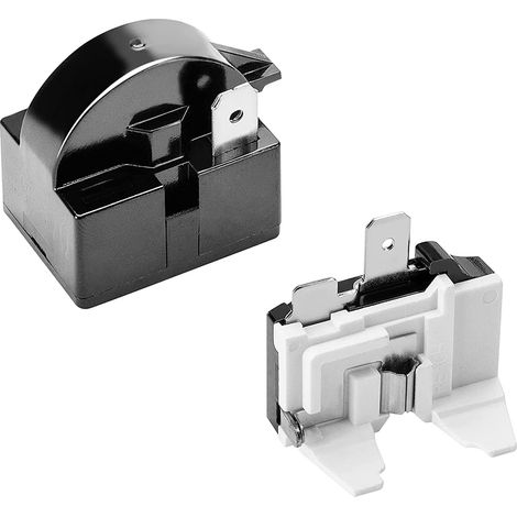 Greluma Startrelais Qp2-4.7 Ptc, Kühlschrank-startrelais 1-polig 4,7 Ω Und Überlastschutz Für Kühlschrank 6750c-0005p 1/2 Hp Kompatibel Mit Dem Kompressor
