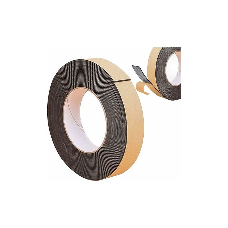 Selbstklebendes Dichtungsband, Türdichtung Aus Gummi, Selbstklebender Schaumstoffdichtstreifen, 25 Mm (breite) 2 Mm (dicke) 10 M (länge). Es Verfügt Über Wirksame Abdichtungs- Und Aufprallschutzfunkti