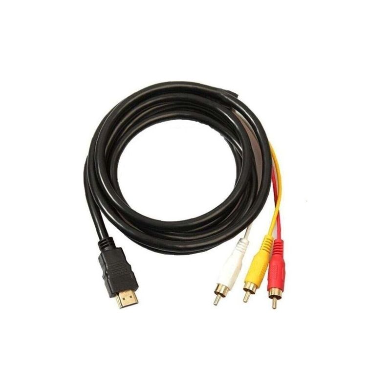 Hdmi Zu Rca 3 Hdmi Auf Rca Kabel Konverter Adapterkabel Hdmi Einweg-übertragungskabel 1,5 M Rca