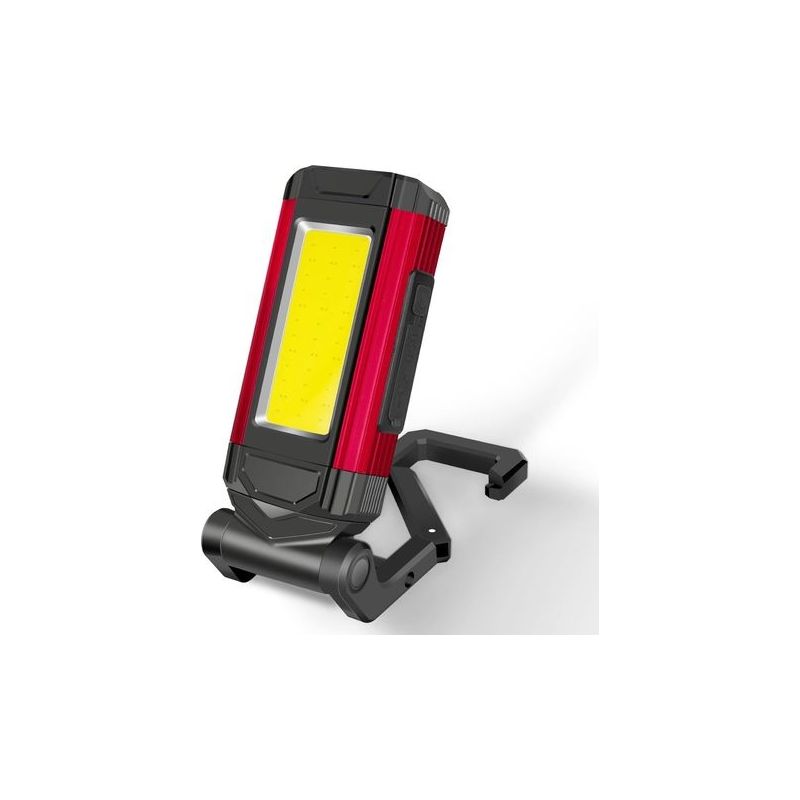 Leistungsstarke, Wiederaufladbare Led-arbeitsleuchte, Tragbare, Faltbare Taschenlampe Mit Rotem Licht, 7 Modi, Geeignet Für Autoreparaturen, Camping Und Outdoor-abenteuer [klasse