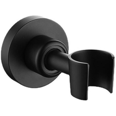 Duschhalterung Schwarz Aus Edelstahl 304, Universell Verstellbar Um 360°, Mit Montageschrauben