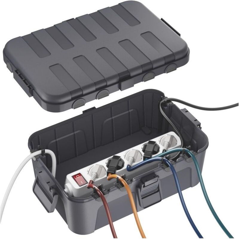 Großes Externes Elektrisches Gehäuse (34,5 X 24 X 12 Cm), Wasserdichtes Ip54-verlängerungsgehäuse, Schützt Steckdosen