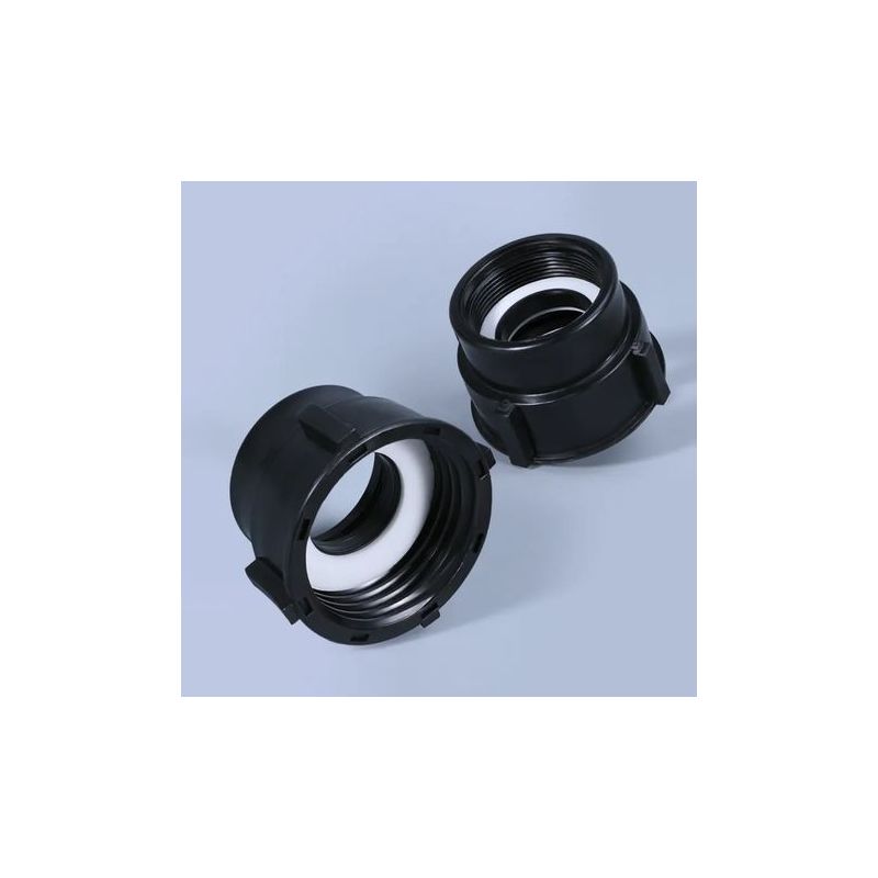 Ersatz-adapter Für Ibc-wasserventil, 75 Mm Grobgewinde Auf 60 Mm Feingewinde, 2 Stück