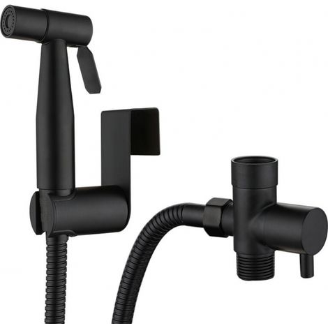 Bidet-sprühkopf, Badezimmer-handbrause, Handbrausen-set, Komplettes Set In Schwarz