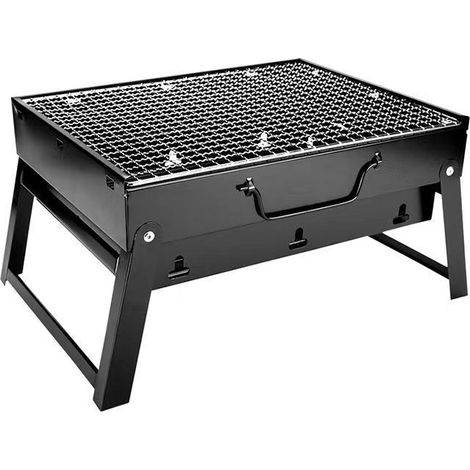 Grillrost, Holzkohlegrill, Faltbares Grillwerkzeug, Tragbar Und Leicht, Geeignet Für Grillpartys Und Picknicks Im Freien.