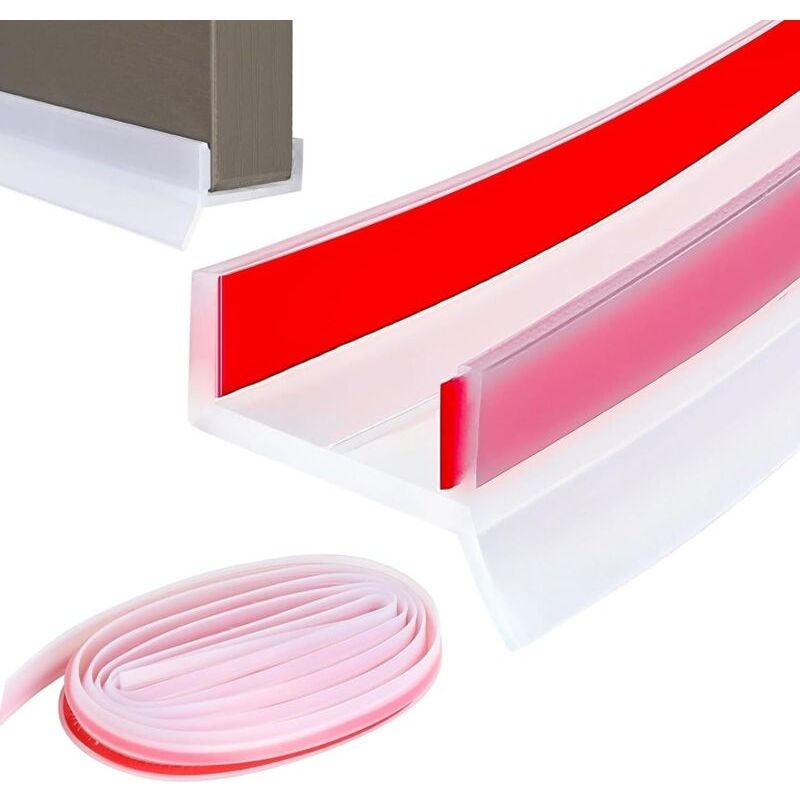 Gemeinsame Sockeldichtungsleiste, 5 M Transparente Sockeldichtung, Gummi-dichtungsprofil, Für Holzstärken Von 15 Mm, 16 Mm, 17 Mm, Für Badezimmer,