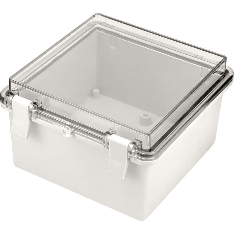 Elektrische Abzweigdose Ip65, 150x150x90 Mm Wasserdichte Verteilerdose Mit Transparenter Pc-abdeckung, Abs Wasserdichte Abzweigdose Für Den Außeneinsatz