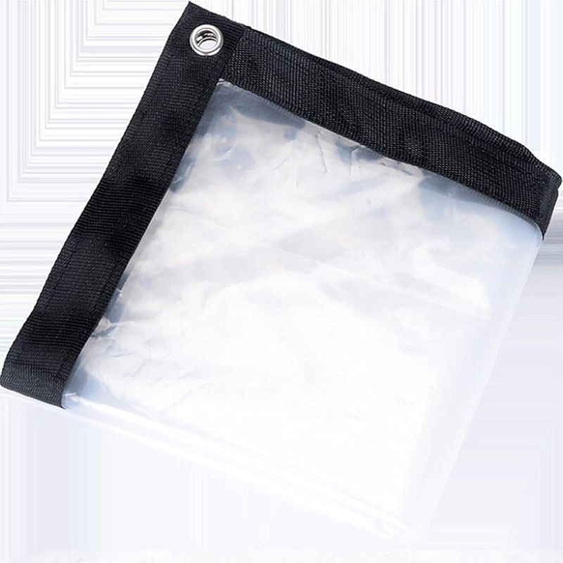 Transparente, Wasserdichte Plane Mit Ösen - 2 X 2 M - Faltbare Und Wetterfeste Plane - Inklusive Seil