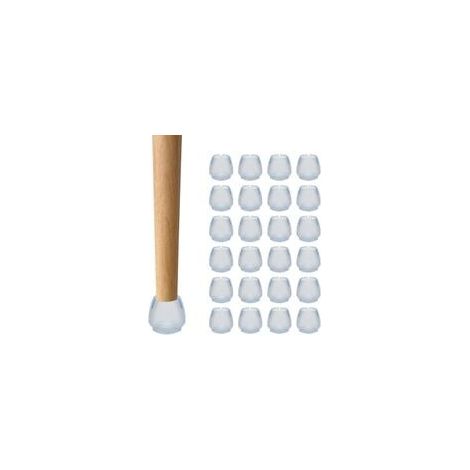 24er Set Stuhlbeinkappen, Stuhlfußschutz, Runde Stuhlbeinabdeckungen, Vermeiden Von Kratzgeräuschen, Für Tische, Stühle, Sofas Und Andere Möbel (12-16 Mm)