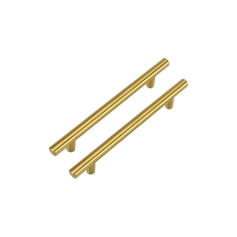 10er Set Goldene Möbelgriffe, Goldene Küchenschrankgriffe, Goldene Edelstahl-möbelgriffe Mit Lochabstand 128 Mm, Gold