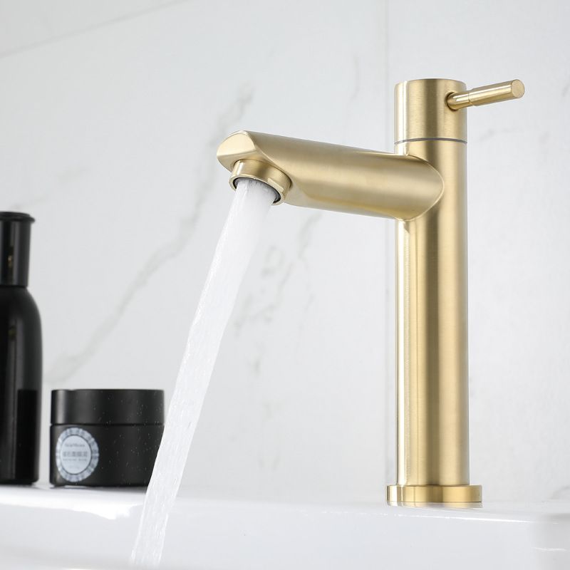 Retro-waschbeckenmischer Für Badezimmer - Gebürstetes Gold, Vintage Für Garderobe, Kaltwasser, G1/2