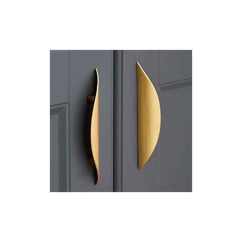 2er-set Goldene Möbelgriffe – Zinklegierung – Lochabstand 32 Mm – Retro-design Für Schubladen Und Schränke