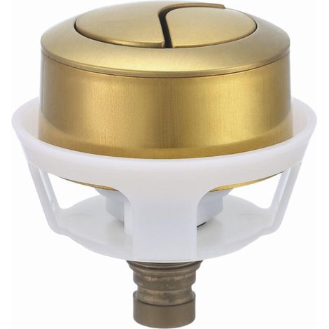 Ersatz-spültaster Für Wc, Gebürstete Gold-optik, Für Verdeckten Seilzug