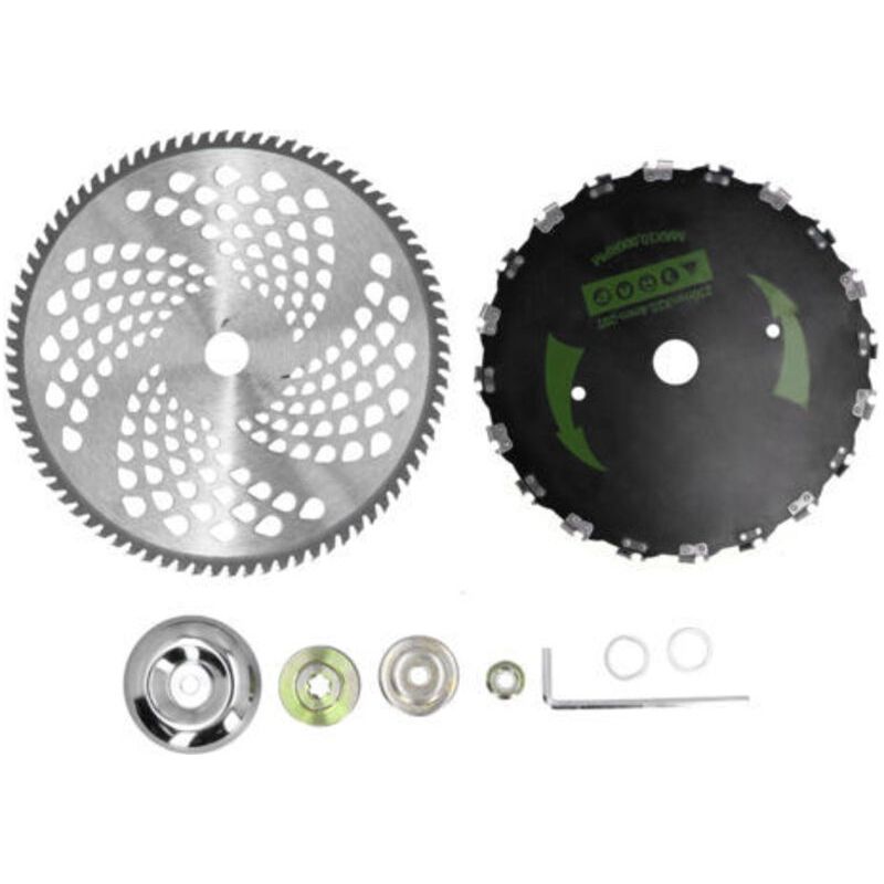 Universelles Zubehör Für Rasentrimmer Und Kettensägen - Set Mit 9-zoll-20-zahn- Und 10-zoll-80-zahn-klingen Aus Legierung Sowie Ersatzteilen - Ideal Für Gartenarbeit Und Heckenschnitt