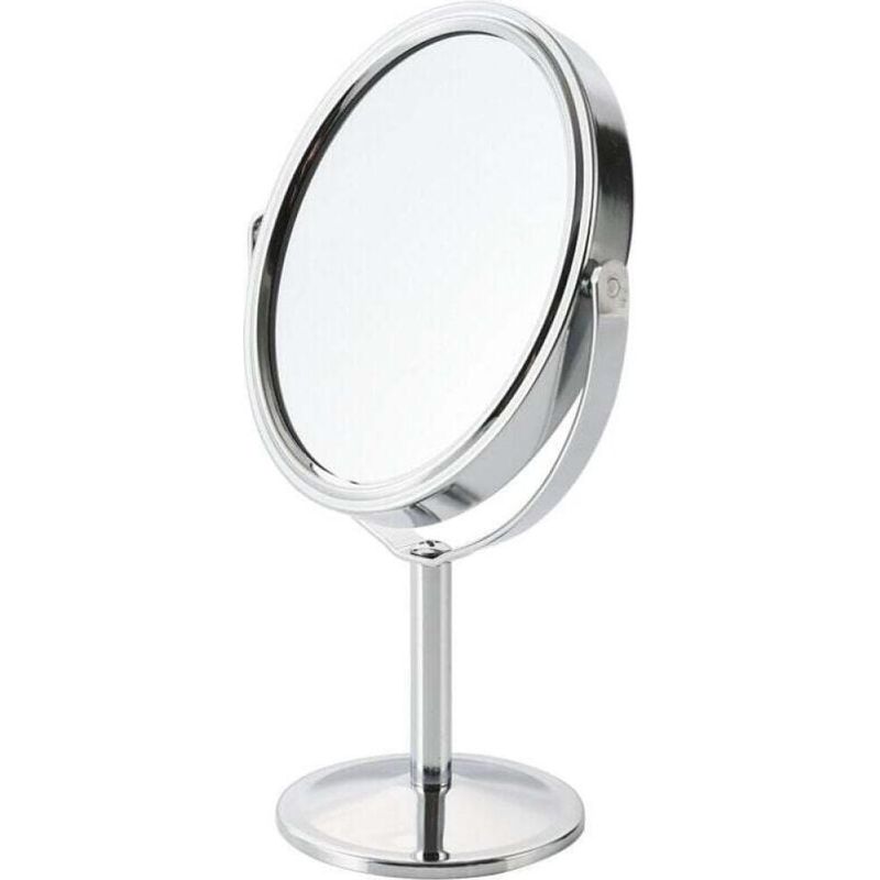 Make-up-spiegel Mit Vergrößerndem Fach, Doppelseitig Und 360° Drehbar, Geeignet Für Make-up Im Salon, Rasur Und Gesichtspflege