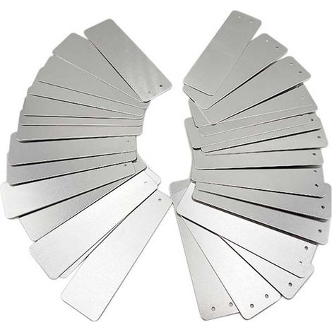 Aluminium-etiketten Für Die Gartenarbeit – Rechteckige Und Outdoor-schilder, Metallschilder, Pflanzenetiketten Für Den Garten, Aluminiumschilder