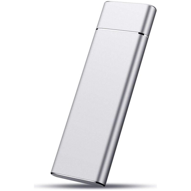 Festplattengehäuse, M.2 Ngff Usb-c Ssd-gehäuse, Usb 3.0 Mit 5 Gbps Hochgeschwindigkeitsübertragung, Usb 3.1 Mit 10 Gbps Typ-c Externes Metall-festplattengehäuse Für Windows 7/10 Und Ios (silber)