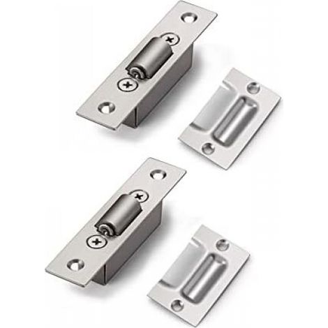 (90×20×28mm) Versteckter Türrollenriegel Aus Edelstahl, Einbau-rollenriegel 20mm Für Schränke, Küche, Badezimmer, Schlafzimmer, Kleiderschränke Und Möbel
