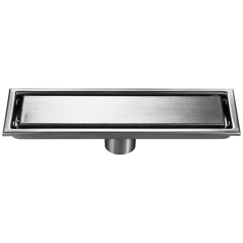 Unsichtbarer Bodenablauf Aus Edelstahl 304 – Linearer Duschablauf 10x20 Cm – Gebürstete Oberfläche – Optimale Abdichtung
