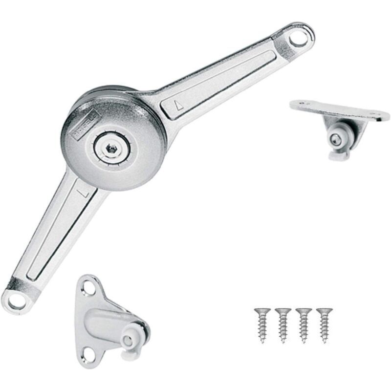 Scharnier Für Klappmöbel – Dämpfungs- Und Verriegelungssystem – Einbautiefe 135 Mm – 1er-pack – Maximalbelastung Einstellbar