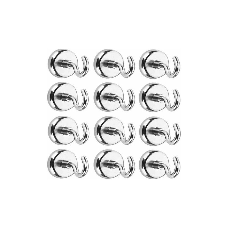 Magnetische Haken Mit Neodym-magneten, Sehr Starke Haken Für Küche, Badezimmer, Schlafzimmer, Garage, Schließfach, Büro, Kühlschrank