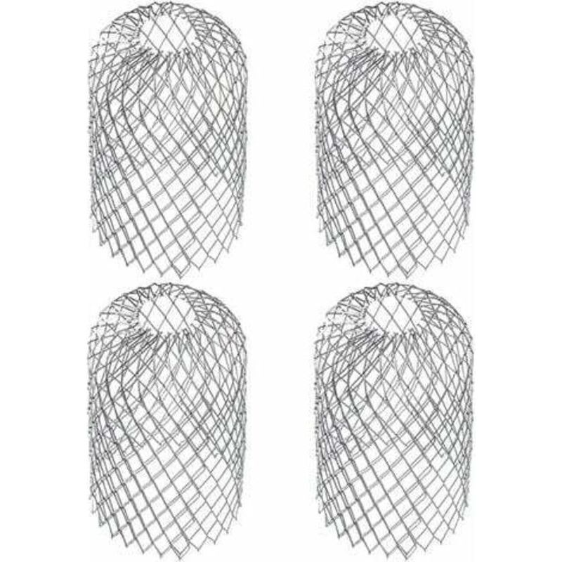Krötenförmige Dachrinnenfilter – 4er-set Edelstahlfilter – Maße 6,69 X 3,15 Zoll – Verhindert Schmutz Und Ablagerungen
