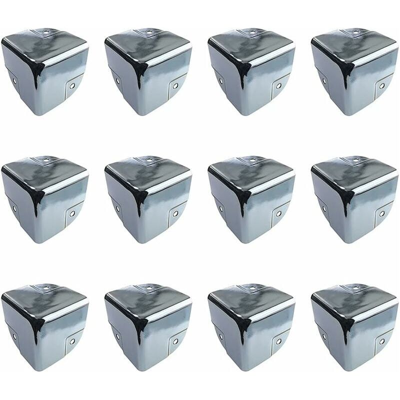 Möbelschutz Eckenschutz Aus Metall, 12-teiliges Set Kantenschoner Für Tische Und Möbel, Eckschutz Für Scharfe Kanten