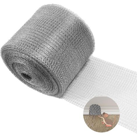 Edelstahl-nagerschutz – Doppelschichtiger Metallgitter Zur Abdichtung Von Spalten – Maße 12,7 Cm X 3 M