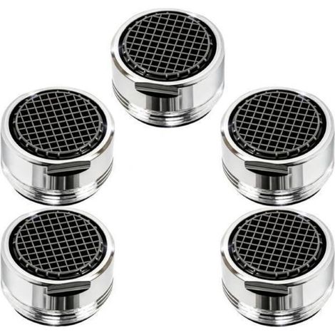 Verchromter Messing-wasserhahnschaumstoff M24 - Wassersparer Mit Kalkfilter - Sparen Sie Bis Zu 60 % Wasser Und Energie - Wasserdurchfluss 5 L/min