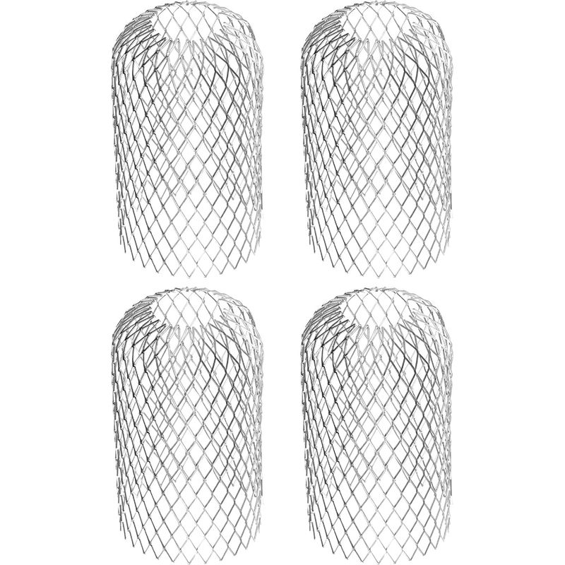 Flexibler Aluminium-dachrinnenfilter, Durchmesser 8 Cm, Blattschutzgitter Aus Mesh, Dachrinnenabdeckung Zum Schutz Der Dachrinnen Vor Dachblättern