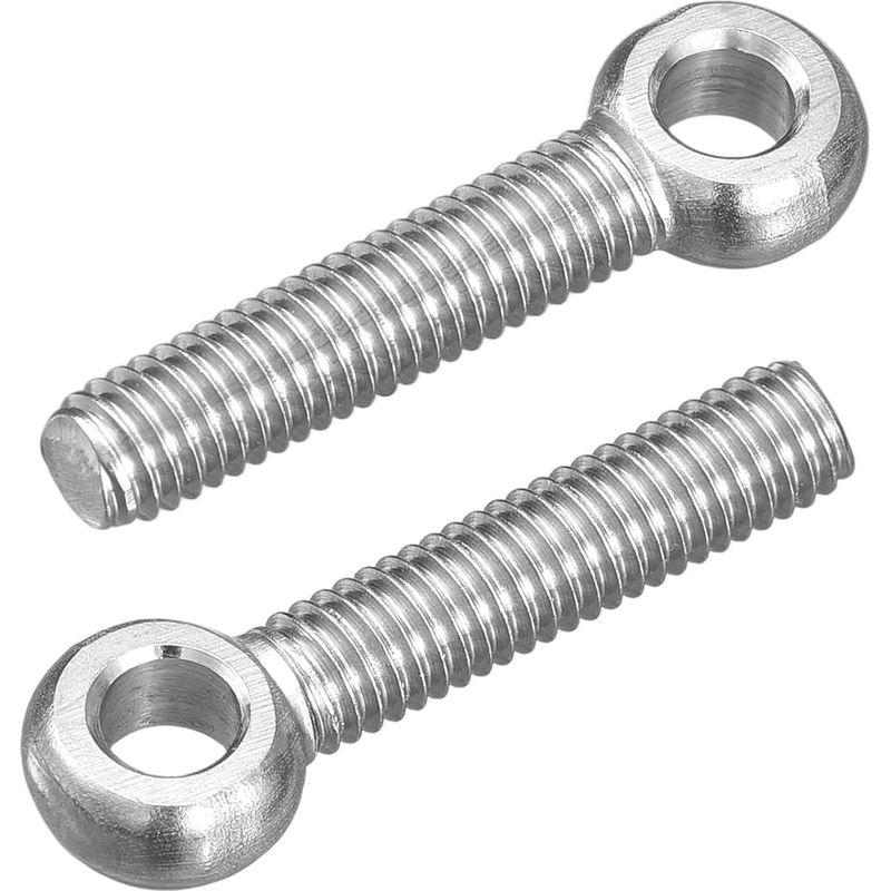 Vier Ösenschrauben Aus Edelstahl 304, Geeignet Für Maschinen Aus Edelstahl 304, Ösenschrauben Für Schieber Und Rohrverbindungen Aus Stahl (m6 X 30 Mm).
