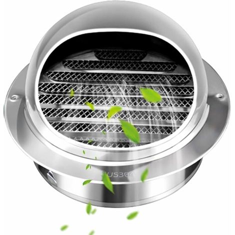 Lüftungsgitter Für Motorhaube, Rundes 100 Mm Lüftungsgitter, Runde Dunstabzugshaube Aus Edelstahl 304 Mit/mit Mesh
