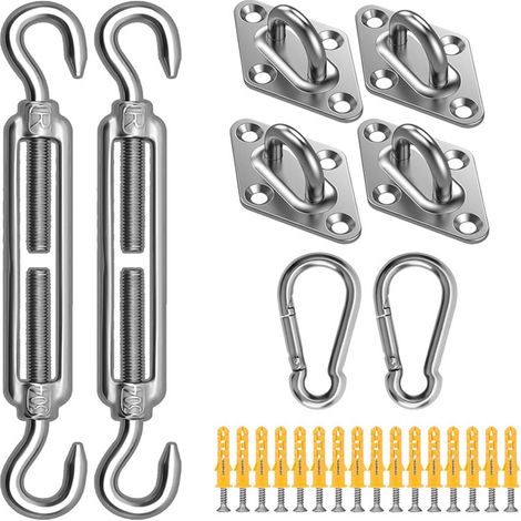 M5-hakenspanner, Spanner Aus Edelstahl 304, Robuster Metallseilspanner, Geeignet Für Metallseile Von Kabelbarrieren.