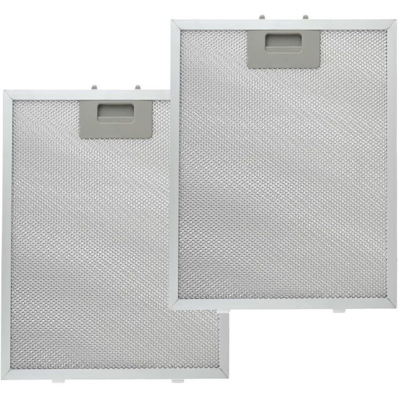 2 Stück 5-lagige Filter Für Dunstabzugshauben, 320 Mm X 260 Mm Universeller Aluminium-dunstabzugsfilter, Metall-fettfilter Für Dunstabzugshauben Vieler Großer Marken