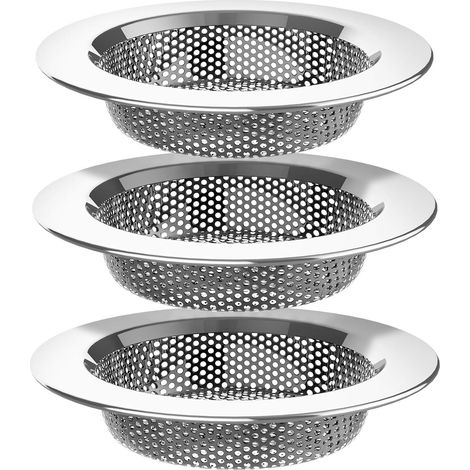 Küchenspülensieb, Abflussgitter Aus Edelstahl Für Spülbecken Und Geschirrspüler, 3er-pack