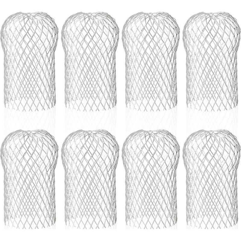 8x Dachrinnenfilter Aus Aluminium, Metall-dachrinnenschutz Für Traufen, 8,8x14,5 Cm